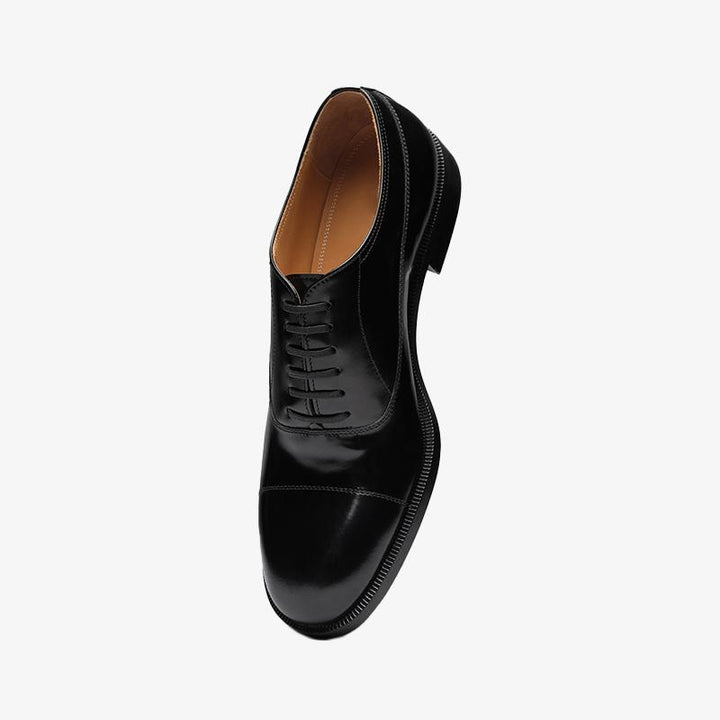 Classic Black Laced Brogue Shoes - Arno Conti Shoe