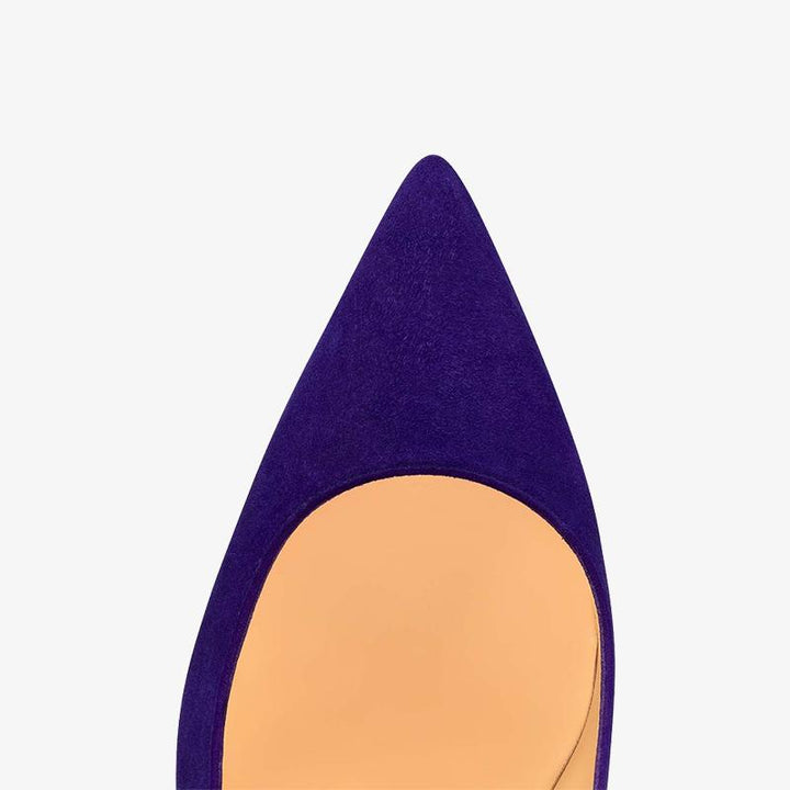 Suede Pointy Pumps - ARNO CONTI