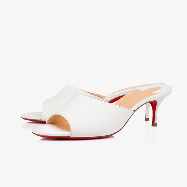 Elegant White Calf Leather Pumps - ARNO CONTI