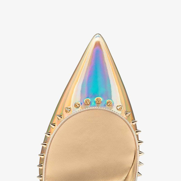 Classic Pump with Spike Embellishments - ARNO CONTI