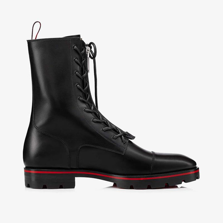 Two-Tone Sole Black Boot - ARNO CONTI