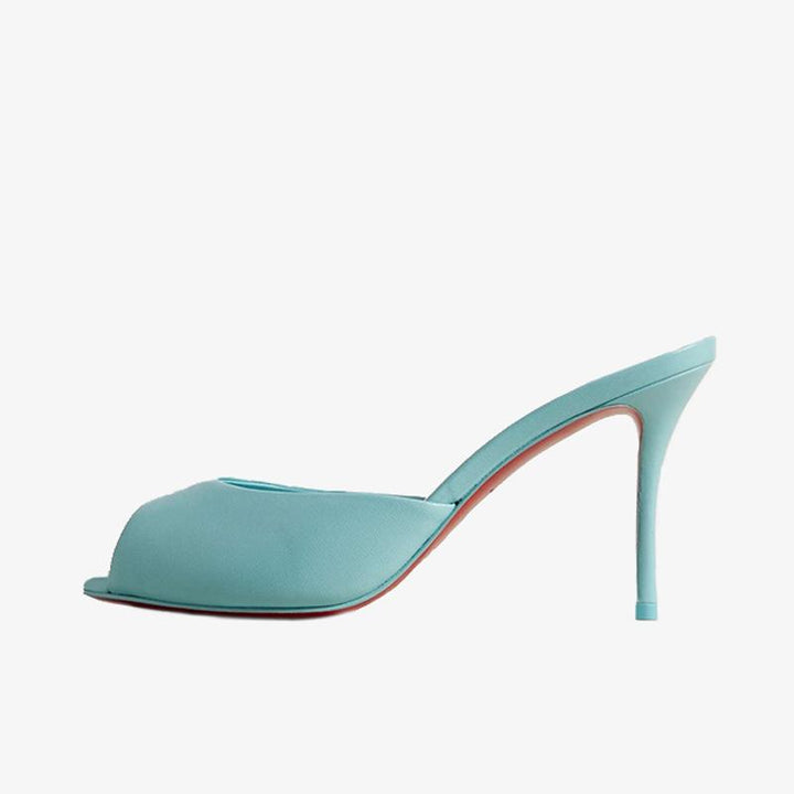 Light Blue Calf Leather Pump - ARNO CONTI