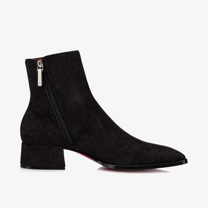 Black Fabric Ankle Boot - ARNO CONTI