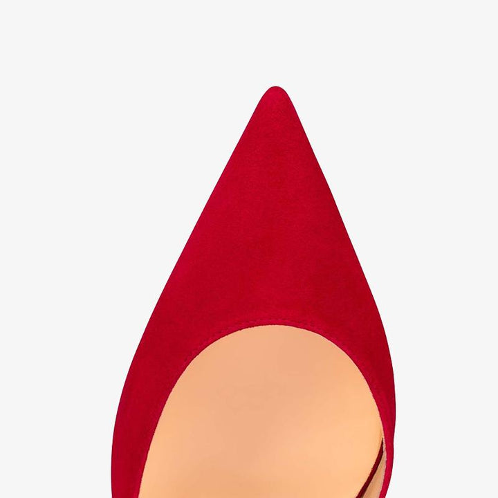 Red Suede Pumps - ARNO CONTI