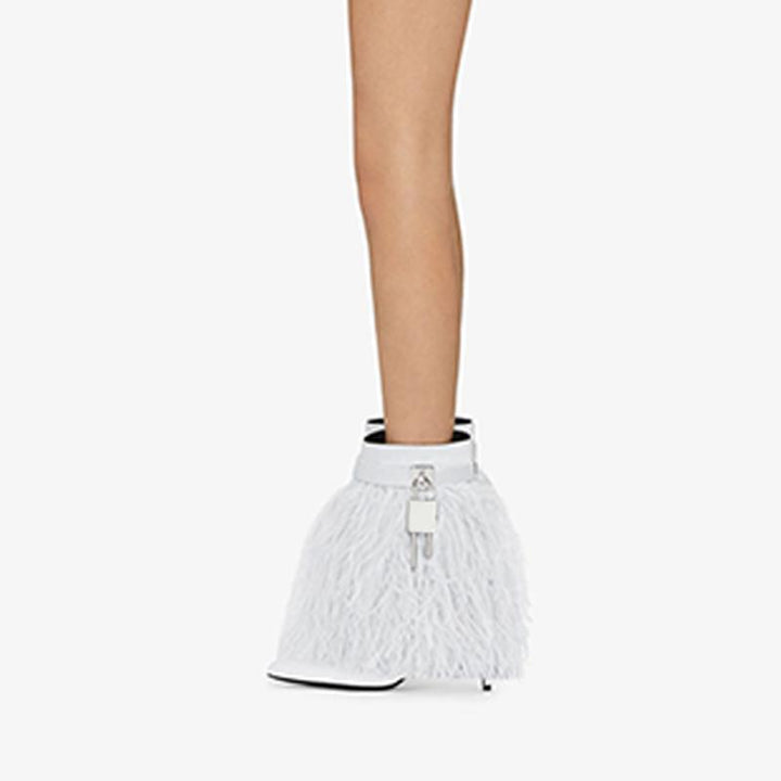 Elegant Light Grey Satin Ankle Boots - Arno Conti Shoe