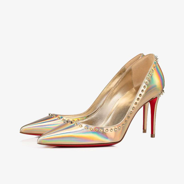 Classic Pump with Spike Embellishments - ARNO CONTI