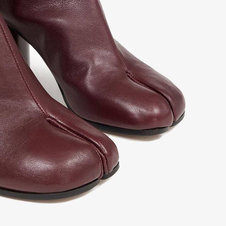 Tabi Leather Ankle Boots in Autumn Brown - Arno Conti Shoe